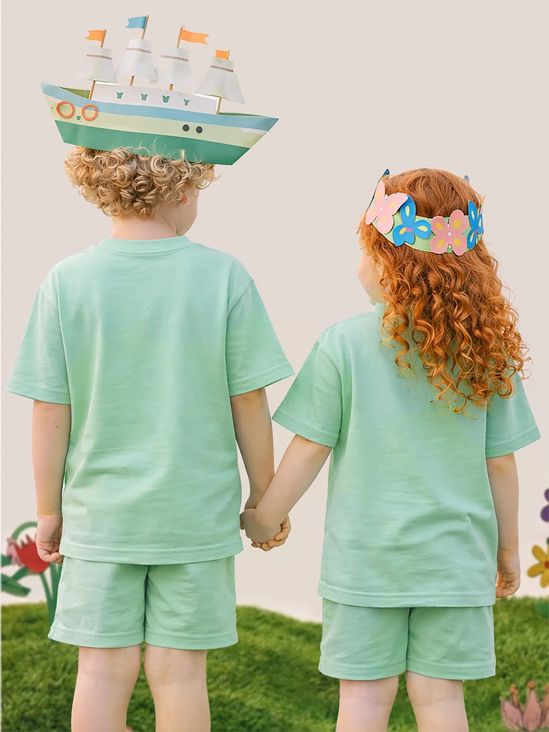 MSHB&G Kids Unisex T-shirt Mint Oversize